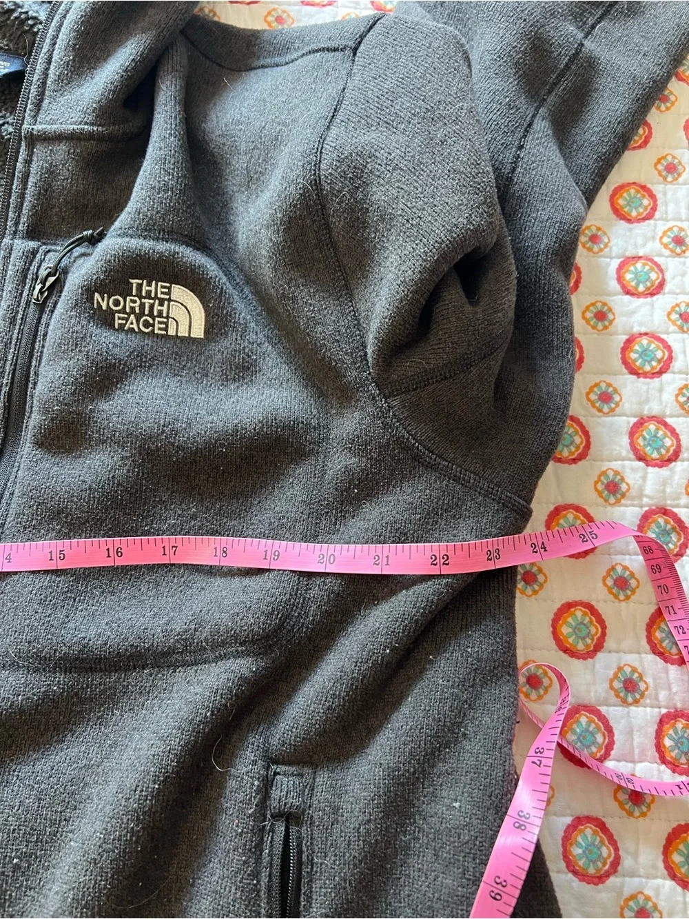 The North Face Gray Hooded Full Zip Sweater size XL Men’s